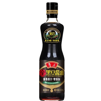 鲁花 全黑豆酱油 酱香原汁 500ml