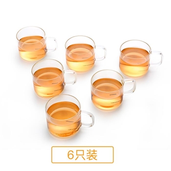 尚明(SAMADOYO) 高硼硅耐热耐高温玻璃小茶杯 150ml