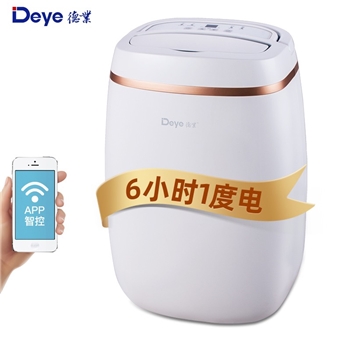  德业（Deye）除湿机/抽湿机 除湿量12升/天 家用轻音吸湿器地下室干燥机干衣净化 wifi手机控制DYD-E12A3