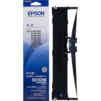 爱普生 色带 爱普生（Epson）LQ630K 黑色色带（适用LQ-610k/615k/630K/635k/730K/735k/80KF）C13S015583