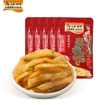 榨菜 乌江 榨菜丝 清爽味 70g*5小包/袋