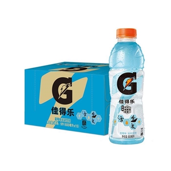 饮料 佳得乐 功能运动饮料 600ml*15瓶/件