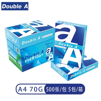 复印纸 达伯埃 办公打印纸 70g A4 500张*5包/箱