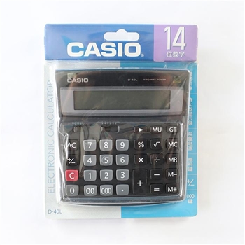 计算器 卡西欧（Casio） D-40L 宽体大屏 专业金融计算器