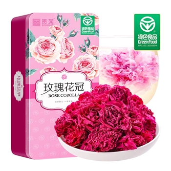 花草茶 贡苑 玫瑰花冠 75g/盒